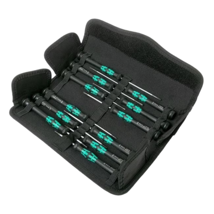 Wera 073675 Kraftform Micro-Set12 SB 1 Screwdriver Set for Electronic Applications