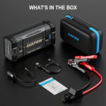 AVAPOW Car Jump Starter, 4000A Peak 27800mAh Battery Jump Starter (for All Gas or up to 10L Diesel), Battery Booster Power Pack, 12V Jump Box with LED Light, USB Quick Charge 3.0 - Image 2