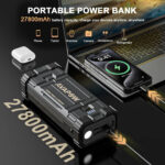 AVAPOW Car Jump Starter, 4000A Peak 27800mAh Battery Jump Starter (for All Gas or up to 10L Diesel), Battery Booster Power Pack, 12V Jump Box with LED Light, USB Quick Charge 3.0 - Image 3