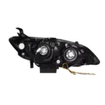 MOSTPLUS Pair Headlights Assembly w/ LED DRL Bar & Dynamic Signal for 2004 2005 Honda Civic - Image 3
