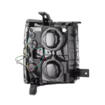 MOSTPLUS Pair Black Housing Clear Lens Headlights Headlamps for 2014-2015 Silverado 1500 - Image 6